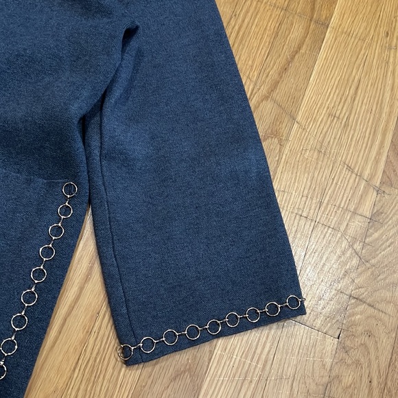 Zara Knit Cardigan with Chain Detail - Picture 6 of 6